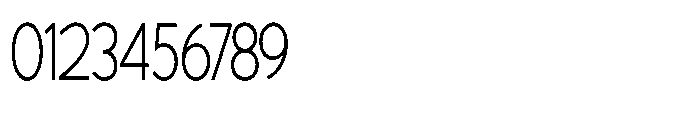Avtech Thin Condensed Font OTHER CHARS