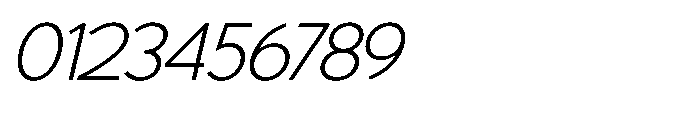 Avtech Thin Semi Expanded Slanted Font OTHER CHARS