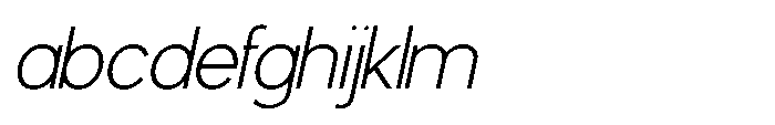 Avtech Thin Slanted FONT