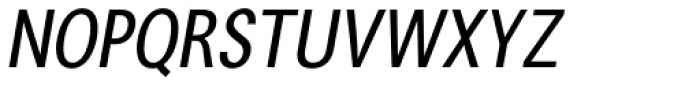 Avus Pro Condensed Italic Font UPPERCASE