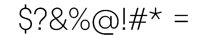 Avantt TRIAL Light Instance Font OTHER CHARS