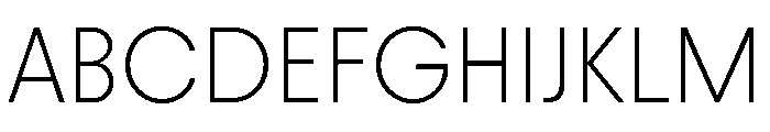 Avantt TRIAL Light Instance Font UPPERCASE
