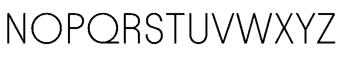 Avantt TRIAL Light Instance Font UPPERCASE
