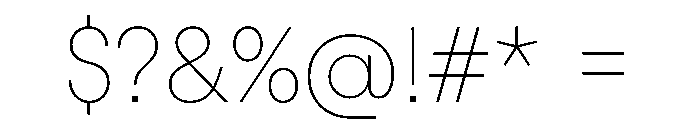 Avantt TRIAL Thin Instance Font OTHER CHARS