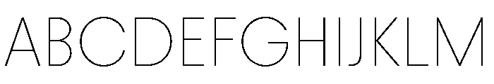 Avantt TRIAL Thin Instance Font UPPERCASE