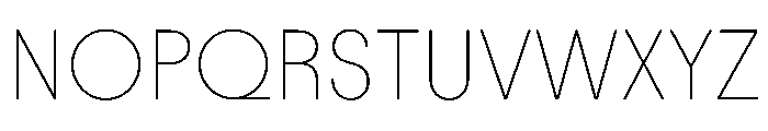 Avantt TRIAL Thin Instance Font UPPERCASE