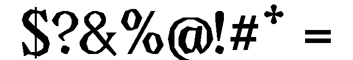 Avara Font OTHER CHARS
