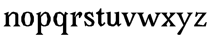 Avara Font LOWERCASE