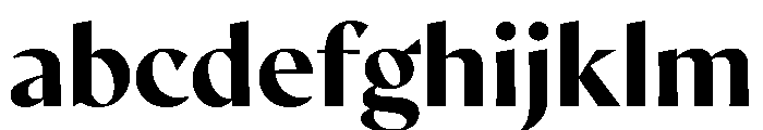 AvecCurve Bold Instance FONT