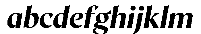 AvecCurve BoldItalic Instance FONT
