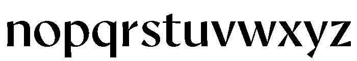AvecCurve Book Instance Font LOWERCASE