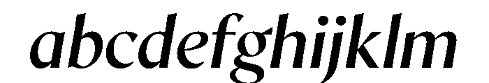 AvecCurve BookItalic Instance FONT