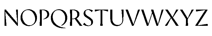AvecCurve Light Instance Font UPPERCASE