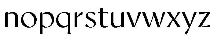 AvecCurve Light Instance Font LOWERCASE