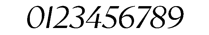 AvecCurve LightItalic Instance Font OTHER CHARS