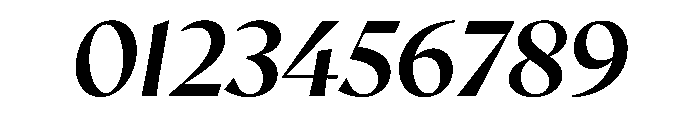 AvecCurve MediumItalic Instance Font OTHER CHARS