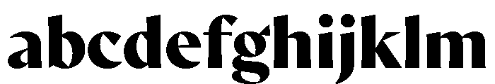 AvecSharp Black Instance FONT