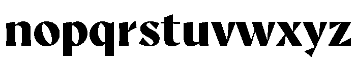 AvecSharp Black Instance Font LOWERCASE