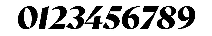 AvecSharp BlackItalic Instance Font OTHER CHARS
