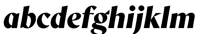 AvecSharp BlackItalic Instance FONT