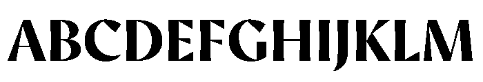 AvecSharp Bold Instance Font UPPERCASE