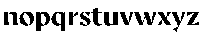AvecSharp Bold Instance Font LOWERCASE