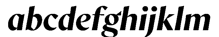 AvecSharp BoldItalic Instance FONT