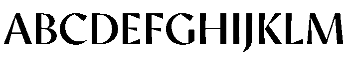 AvecSharp Book Instance Font UPPERCASE