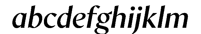 AvecSharp BookItalic Instance FONT