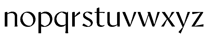 AvecSharp Light Instance Font LOWERCASE