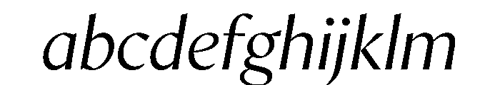 AvecSharp LightItalic Instance FONT