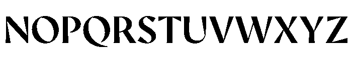 AvecSharp Medium Instance Font UPPERCASE