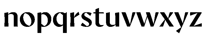 AvecSharp Medium Instance Font LOWERCASE