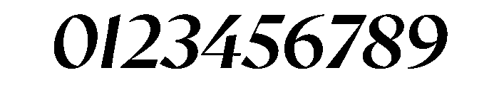 AvecSharp MediumItalic Instance Font OTHER CHARS