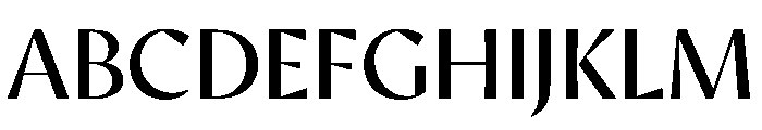 AvecSharp Regular Instance Font UPPERCASE