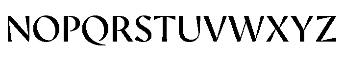 AvecSharp Regular Instance Font UPPERCASE