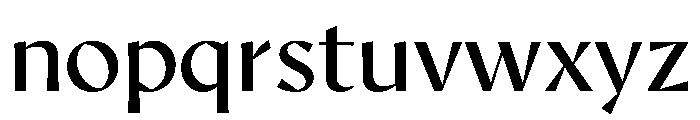 AvecSharp Regular Instance Font LOWERCASE
