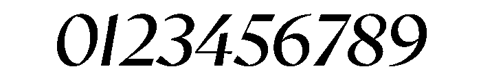 AvecSharp RegularItalic Instance Font OTHER CHARS
