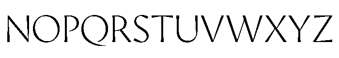 AvecSharp Thin Instance Font UPPERCASE