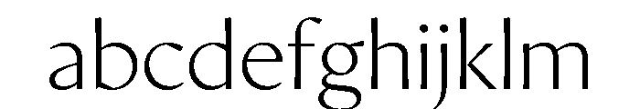 AvecSharp Thin Instance FONT