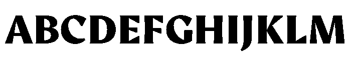 AvecText Black Instance Font UPPERCASE