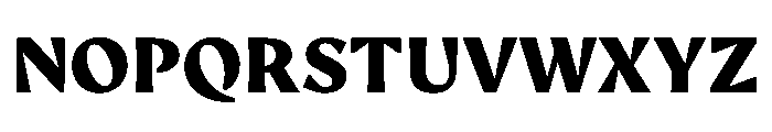 AvecText Black Instance Font UPPERCASE
