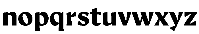 AvecText Black Instance Font LOWERCASE