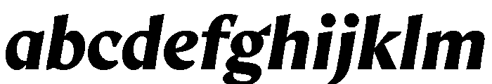 AvecText BlackItalic Instance FONT