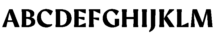 AvecText Bold Instance Font UPPERCASE