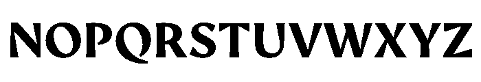 AvecText Bold Instance Font UPPERCASE