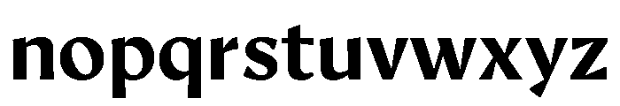 AvecText Bold Instance Font LOWERCASE