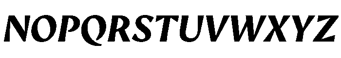 AvecText BoldItalic Instance Font UPPERCASE