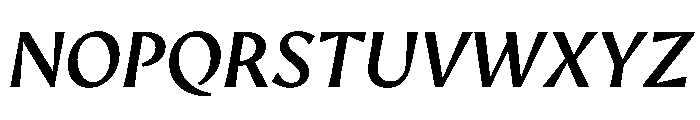 AvecText BookItalic Instance Font UPPERCASE