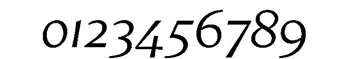 AvecText LightItalic Instance Font OTHER CHARS